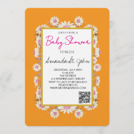 Invitación Watercolor Floral Baby Shower Invitation