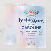 Watercolor Floral Bridal Shower