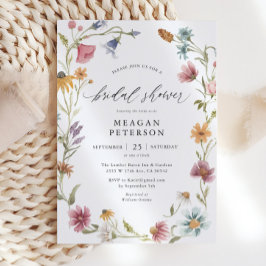 Invitación Watercolor Floral Spring Bridal Shower