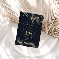 Watercolor Gold Splash Boda español