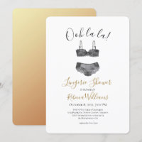 Watercolor Lingerie Shower Bridal Shower