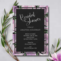 Watercolor Magnolias Floral Bridal Shower