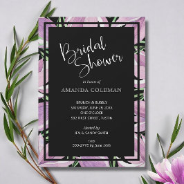 Invitación Watercolor Magnolias Floral Bridal Shower