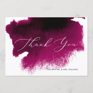 Invitación Watercolor Merlot, Red Wine Luxury