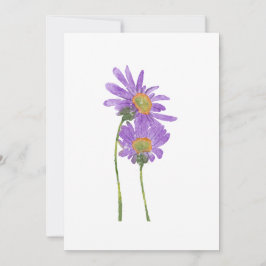 Invitación Watercolor Minimalist Botanical Art
