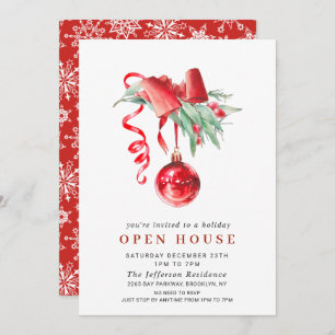 Invitación Watercolor Ornament NAVIDADES HOLIDAY OPUESTA CASA