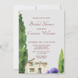 Invitación Watercolor Simple Elegante Boho Baby Shower