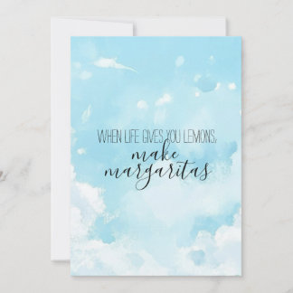 Invitación Watercolor Sky Thank You Card