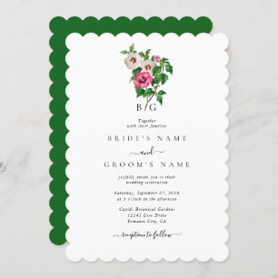 Invitación Watercolor Tropical Hibiscus Summer Boda