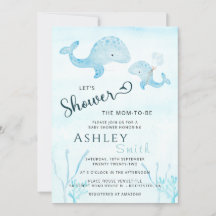 Watercolor Under the Sea Baby Shower