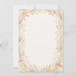 Invitación Watercolor Wildflower Wedding Invitation 