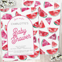 Watermelon Baby Shower