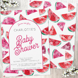 Invitación Watermelon Baby Shower