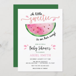 Invitación Watermelon Baby Shower