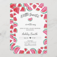 Watermelon Baby Shower Summer Fruit Baby Shower