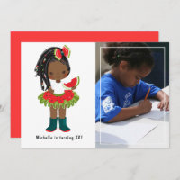 Watermelon Tutu American Black Chica Birday Party