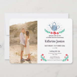 Invitación Waters Can Gardening Bridal Shower
