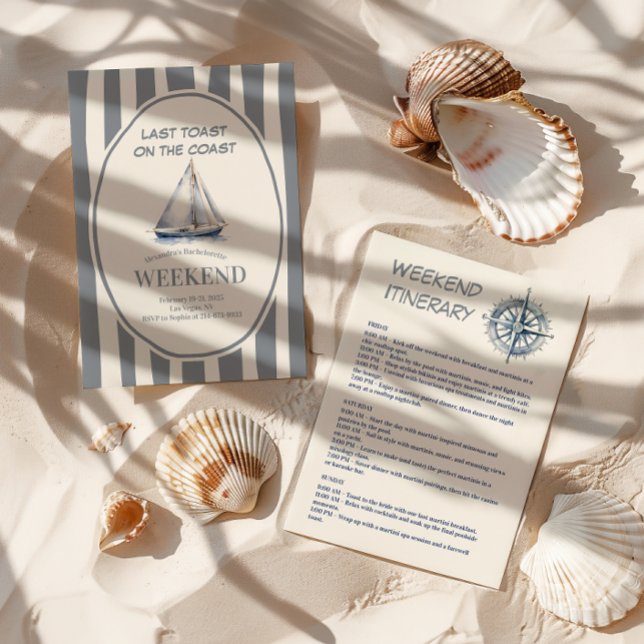 Invitación Waves náuticas Bachelorette Weekend (Subido por el creador)