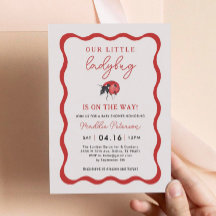 Wavy Our Little Ladybug Chica Baby Shower