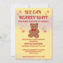 We Can Bearly Wait Baby Shower