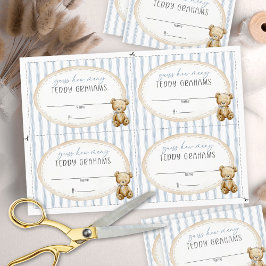 Invitación We Can Bearly Wait Baby Shower Teddy Grahams Card