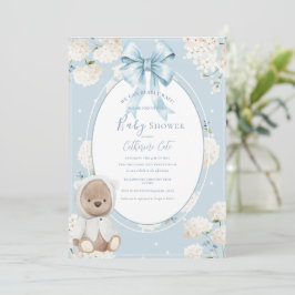 Invitación We Can Bearly Wait Floral Whimsical Baby Shower