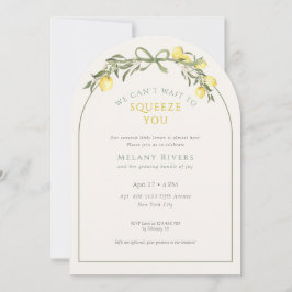 Invitación We can't wait to Squeeze You Neutral Baby Shower