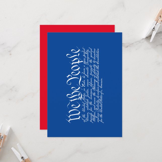 Invitación We the People (Anverso/Reverso In Situ)