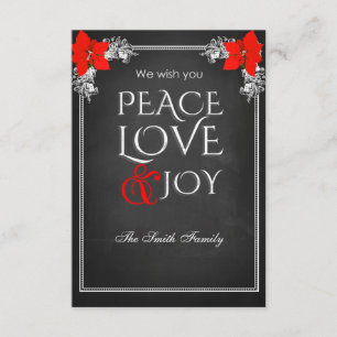 Invitación We wish you peace love & joy