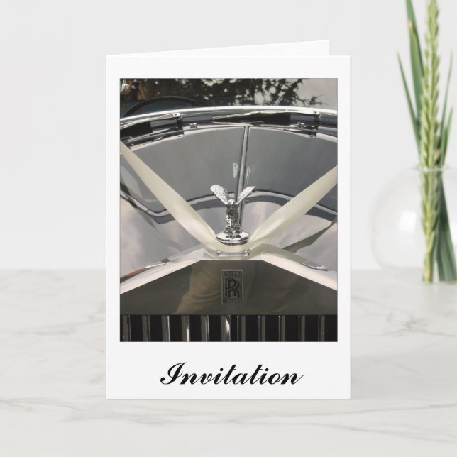 Invitación Wedding Car, Invitation (Anverso)