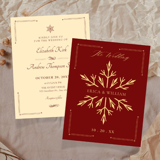 Invitación Wedding christmas  (Subido por el creador)