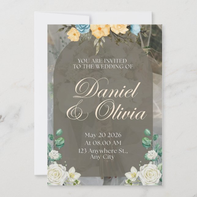 Invitación wedding invitation (Anverso)