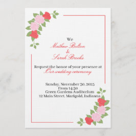 Invitación Wedding Invitation