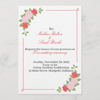 Invitación Wedding Invitation