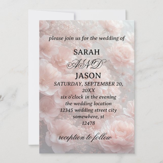 Invitación Wedding invitation (Anverso)