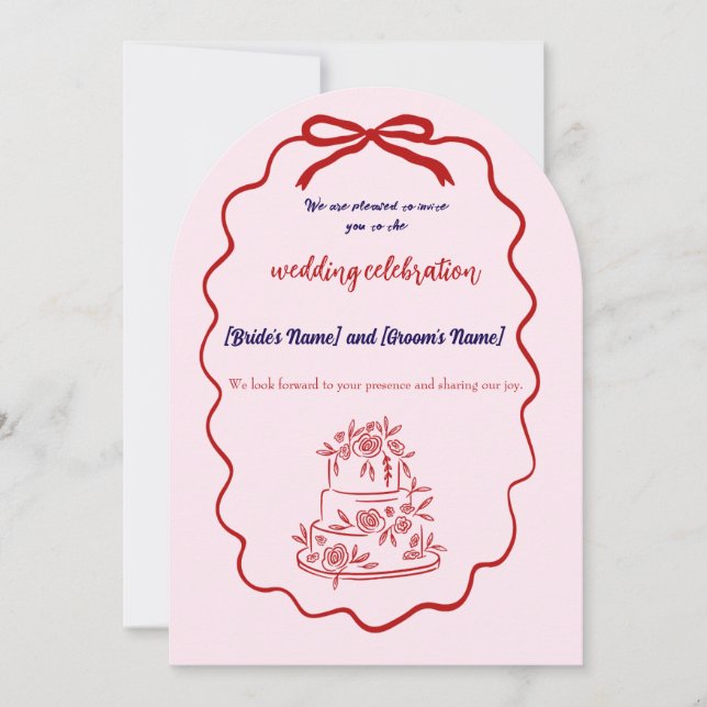Invitación wedding invitation (Anverso)