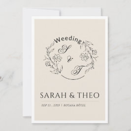 Invitación Wedding invitation 