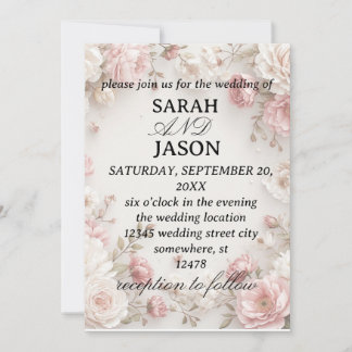 Invitación  wedding invitation