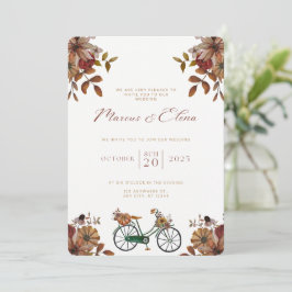 Invitación Wedding Invitation Beige Neutral Elegant Style