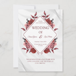 Invitación Wedding Invitation Black Gold Luxury Style
