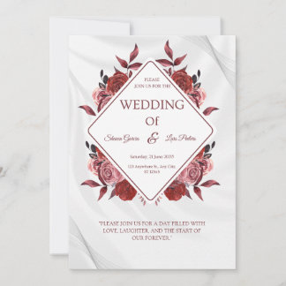 Invitación Wedding Invitation Black Gold Luxury Style