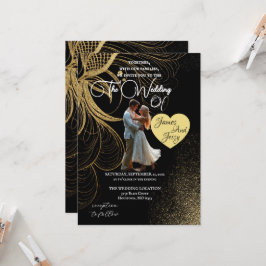 Invitación Wedding Invitation Elegant Modern Script Template