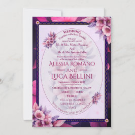 Invitación Wedding Invitation Floral Elegant Minimalist