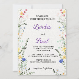 Invitación  Wedding invitation Floral Romanctic