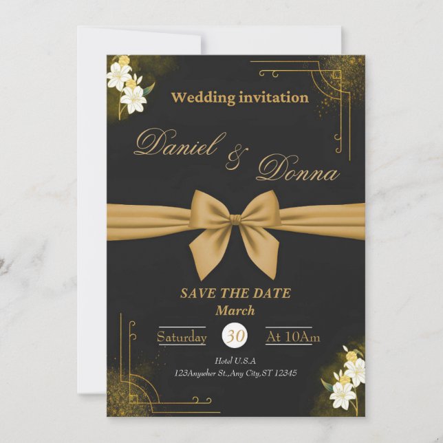 Invitación Wedding invitation : The best Invitation (Anverso)