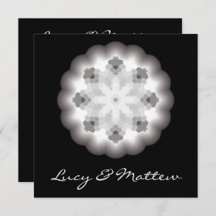 Invitación Wedding Invitation with Mandala Illustration