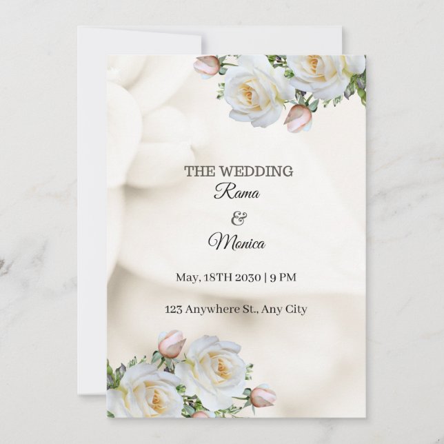 Invitación wedding invitations (Anverso)