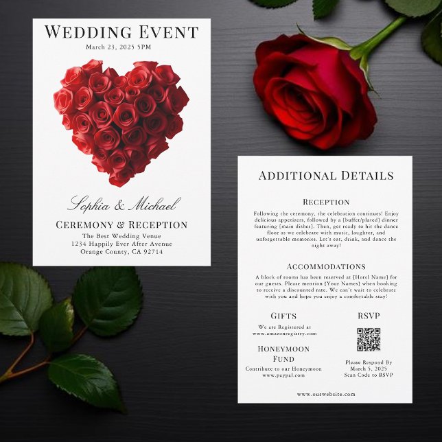 Invitación Wedding Magazine Cover All in One (Wedding Magazine Cover All in One Invitation)