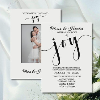Invitación Wedding, Modern, Typography, Script, Invitation