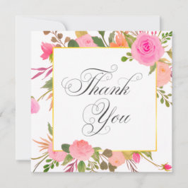 Invitación Wedding or Shower Thank you cards
